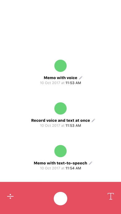 「Voice Memo - Recorder」のスクリーンショット 1枚目
