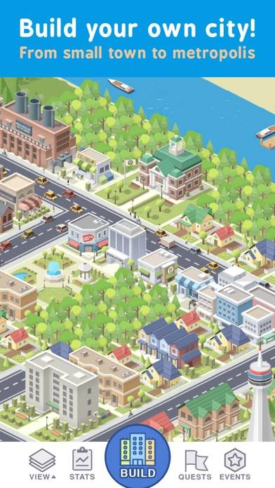 「Pocket City: ポケットシティ」のスクリーンショット 1枚目