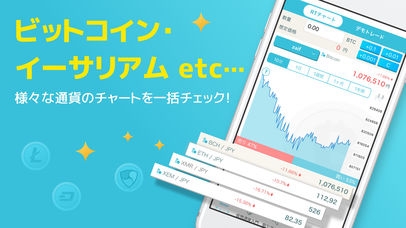 「仮想通貨なび - チャートやデモトレでビットコインデビュー」のスクリーンショット 2枚目