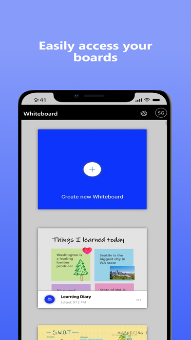 「Microsoft Whiteboard」のスクリーンショット 3枚目