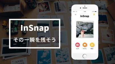 「InSnap  フレーム加工のフィルムカメラアプリ」のスクリーンショット 1枚目
