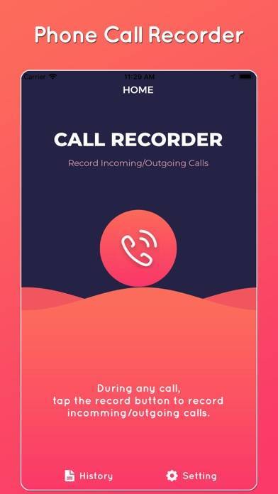 「電話録音 - call recorder」のスクリーンショット 1枚目