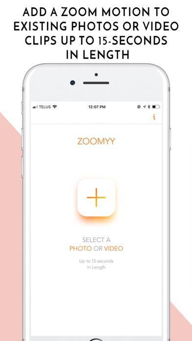 「Zoomy Zoom Effect Pics & Video」のスクリーンショット 1枚目