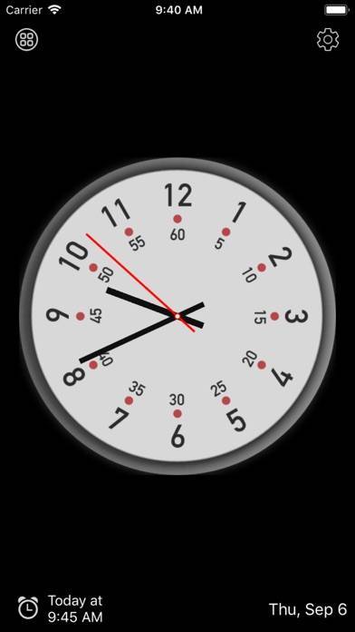 「アナログ時計 - 時計ウィジェット,目覚まし時計」のスクリーンショット 2枚目