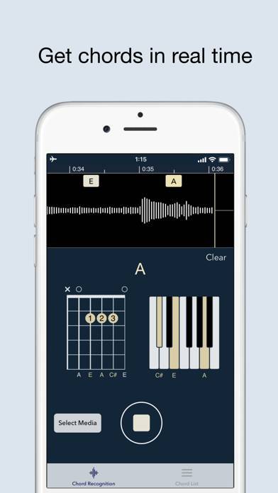 「Chord ai - AIで自動耳コピのアプリ」のスクリーンショット 1枚目