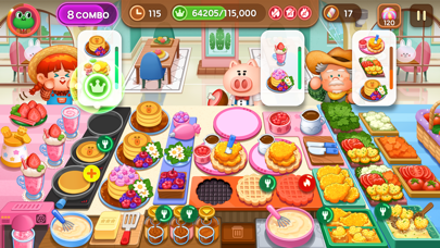 「LINE シェフ 料理ゲーム-かわいく楽しくレストラン経営」のスクリーンショット 2枚目