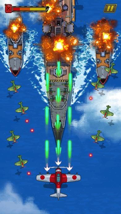 「1945シューティングゲーム：飛行機ゲーム」のスクリーンショット 1枚目