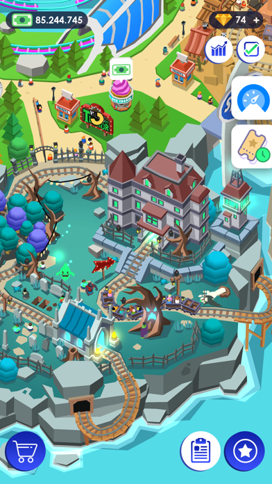 「Idle Theme Park - Tycoon Game」のスクリーンショット 3枚目