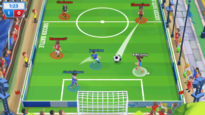 「サッカーの試合: Soccer Battle」のスクリーンショット 2枚目