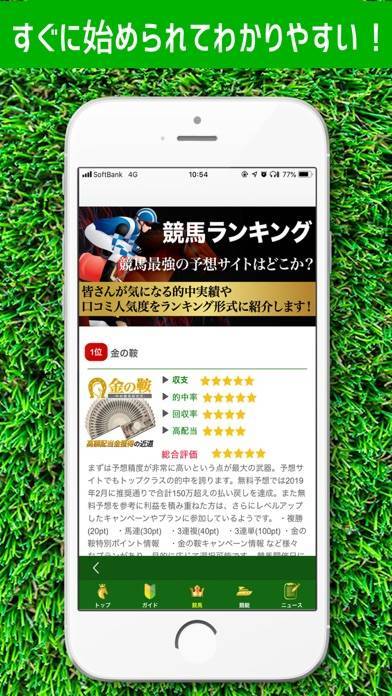 「競馬競艇予想アプリ！馬舟ダービー」のスクリーンショット 3枚目