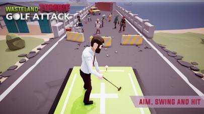 「ゾンビゴルフアタック- アクションとサバイバルゲーム」のスクリーンショット 2枚目
