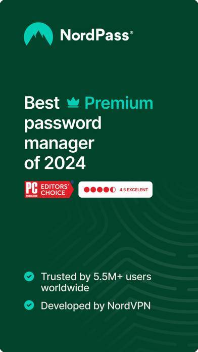 「NordPass® パスワードマネージャー：パスワード管理」のスクリーンショット 1枚目