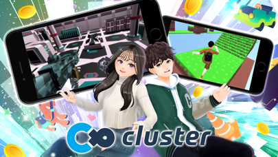 「cluster（クラスター）バーチャル空間でゲームをしよう！」のスクリーンショット 1枚目
