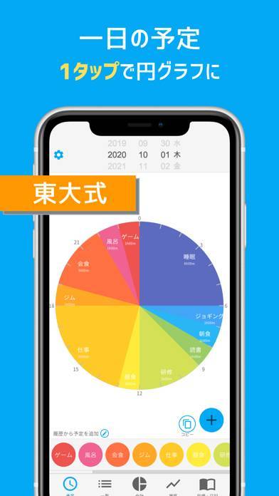 22年 シンプルに時間管理するアプリおすすめランキングtop10 無料 Iphone Androidアプリ Appliv