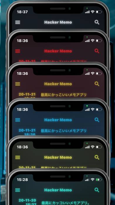 Hacker Memo かっこいい シンプルなメモ帳のスクリーンショット 5枚目 Iphoneアプリ Appliv