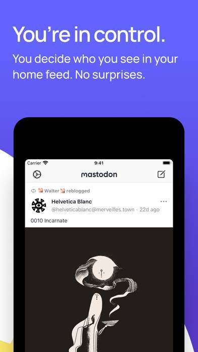 「Mastodon for iPhone and iPad」のスクリーンショット 3枚目