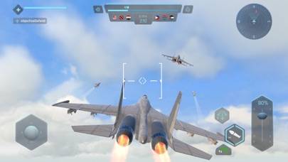 「空の戦士：戦闘機での戦闘ゲーム」のスクリーンショット 3枚目