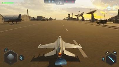 「空の戦士：戦闘機での戦闘ゲーム」のスクリーンショット 1枚目