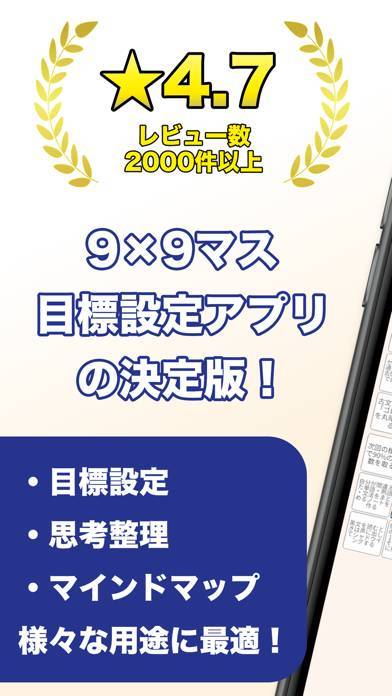 「目標ノート 目標達成サポート 思考整理とtodo管理」のスクリーンショット 1枚目