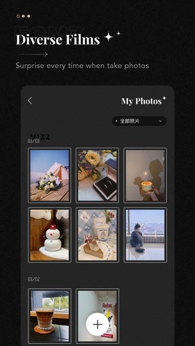 「Fomz - フィルムカメラアプリ」のスクリーンショット 2枚目