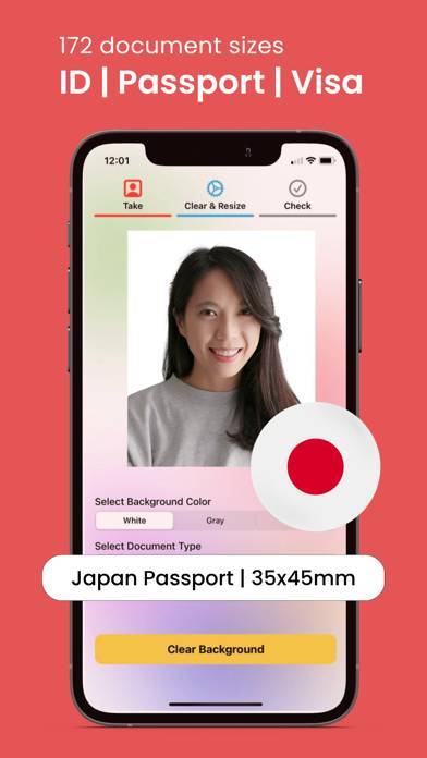 「証 明写 真パスポート写真 免許 証写真らくらく証明写」のスクリーンショット 1枚目
