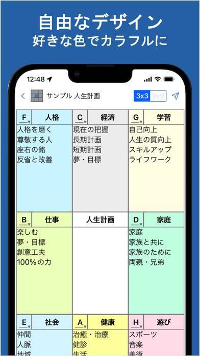 「Official MandalaChart App」のスクリーンショット 3枚目