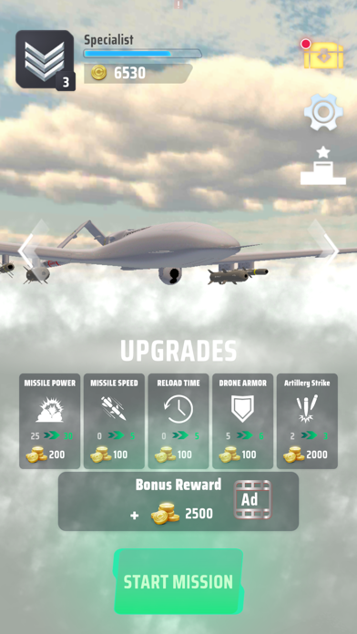 「Drone Strike Military War 3D」のスクリーンショット 3枚目