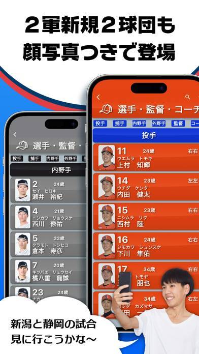 「日刊スポーツ　プロ野球選手名鑑タップ！」のスクリーンショット 2枚目