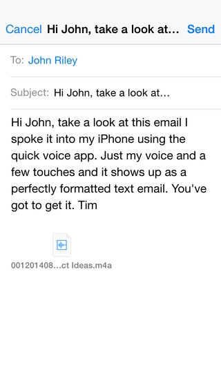「QuickVoice2Text Email (PRO Recorder)」のスクリーンショット 3枚目