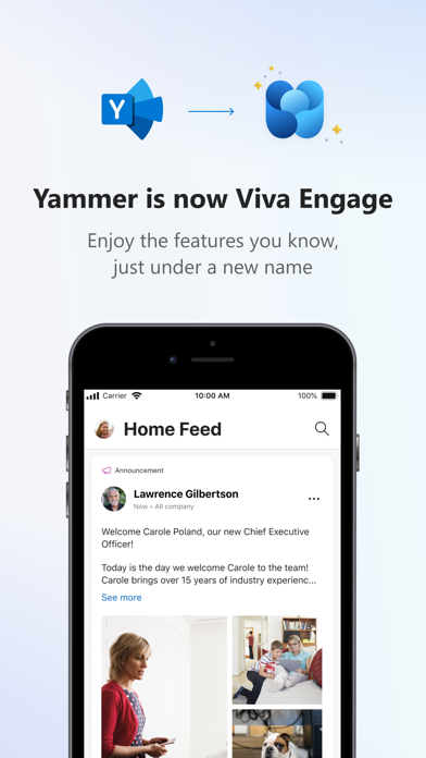 「Viva Engage (Yammer)」のスクリーンショット 1枚目