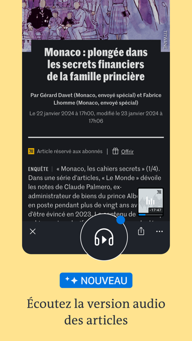 「Le Monde, Actualités en direct」のスクリーンショット 2枚目