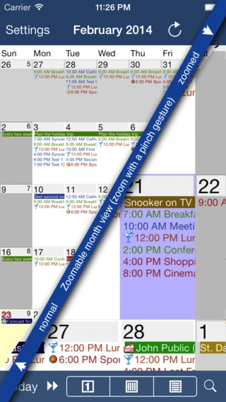 「CalenGoo - for Google Calendar and iCloud」のスクリーンショット 2枚目