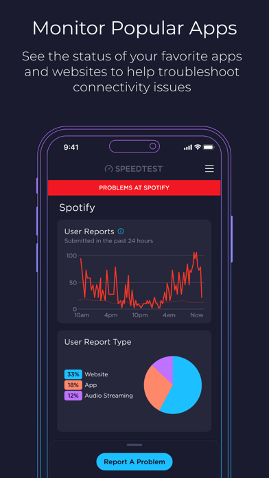 「Speedtest - インターネット速度」のスクリーンショット 2枚目