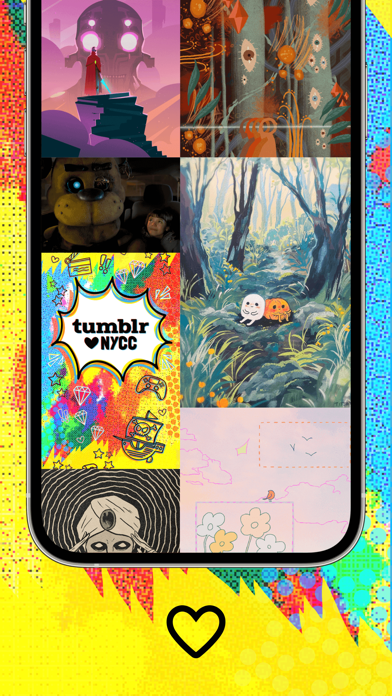 「Tumblr – カルチャー、アート、カオス」のスクリーンショット 3枚目