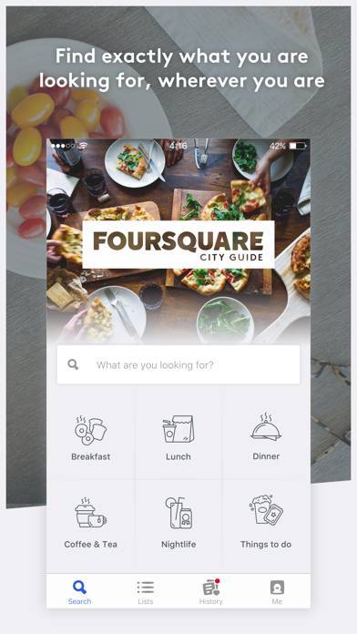 「Foursquare City Guide」のスクリーンショット 1枚目