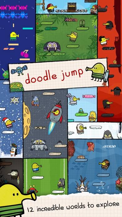 「Doodle Jump」のスクリーンショット 2枚目