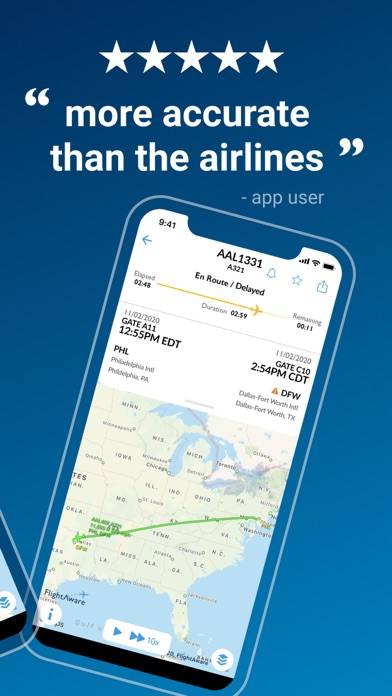 「FlightAware Flight Tracker」のスクリーンショット 2枚目