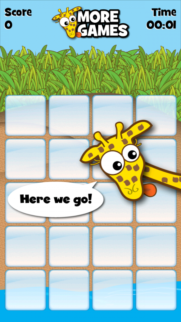 「Giraffe's Matching Zoo」のスクリーンショット 2枚目