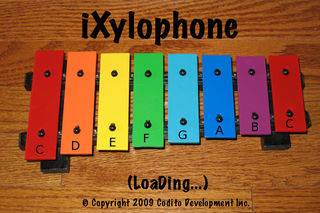 「iXylophone - 年齢に関係なく子供達のために木琴を奏でましょう。」のスクリーンショット 1枚目