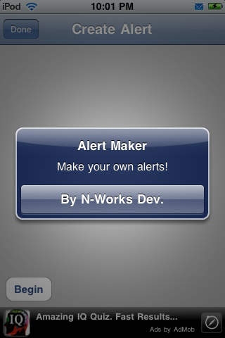 「Alert Maker - Make your own alerts!」のスクリーンショット 1枚目