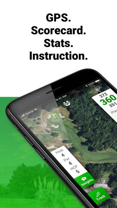 「Golf GPS SwingU」のスクリーンショット 1枚目
