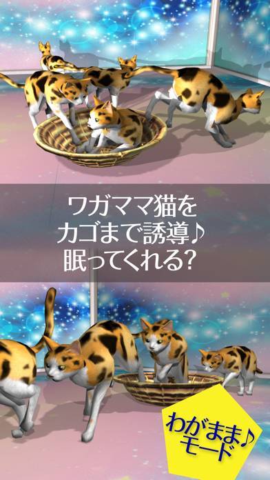 「三毛猫にタッチ! ねこの鳴き声可愛い、いつでも遊ぶペット無料ネコアプリ！」のスクリーンショット 3枚目