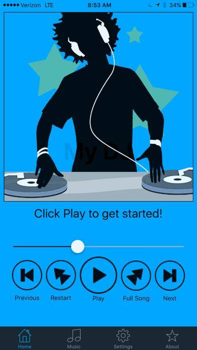 「My DJ - Crossfade for iPhone」のスクリーンショット 1枚目