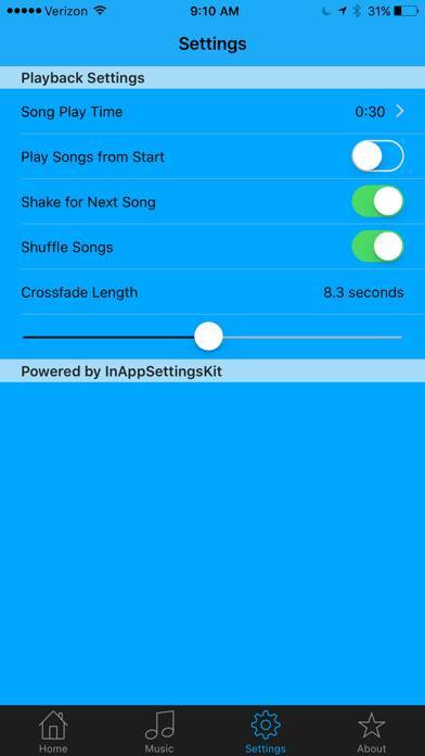 「My DJ - Crossfade for iPhone」のスクリーンショット 2枚目