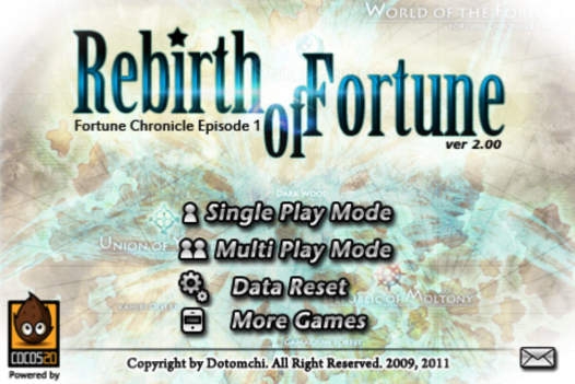 「Rebirth of Fortune」のスクリーンショット 1枚目