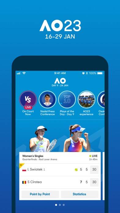 「Australian Open Tennis 2023」のスクリーンショット 1枚目