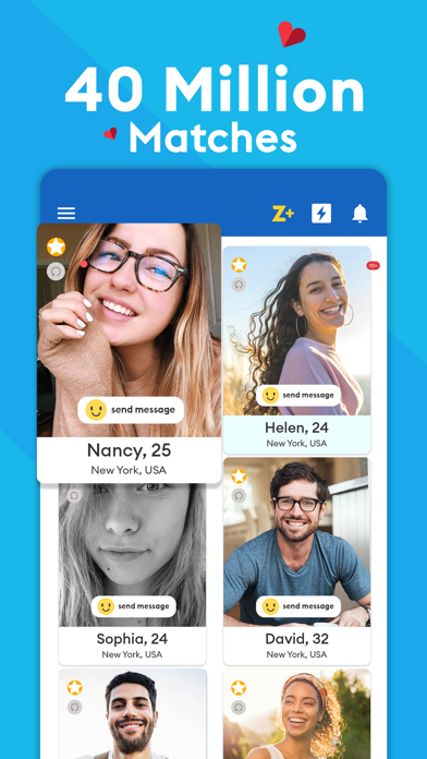 「Zoosk - 独身男女用No.1 デートアプリ」のスクリーンショット 2枚目