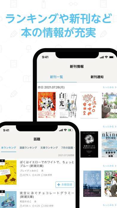 22年 おすすめの読書記録 本棚を管理するアプリはこれ アプリランキングtop10 Iphone Androidアプリ Appliv