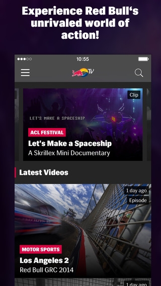 「Red Bull TV」のスクリーンショット 1枚目