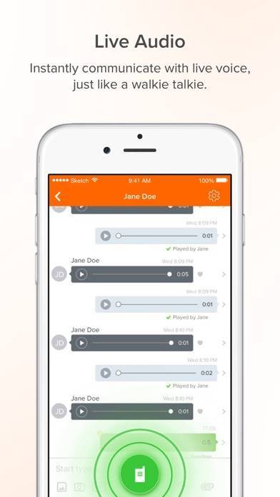 「Voxer トランシーバー PTT」のスクリーンショット 3枚目